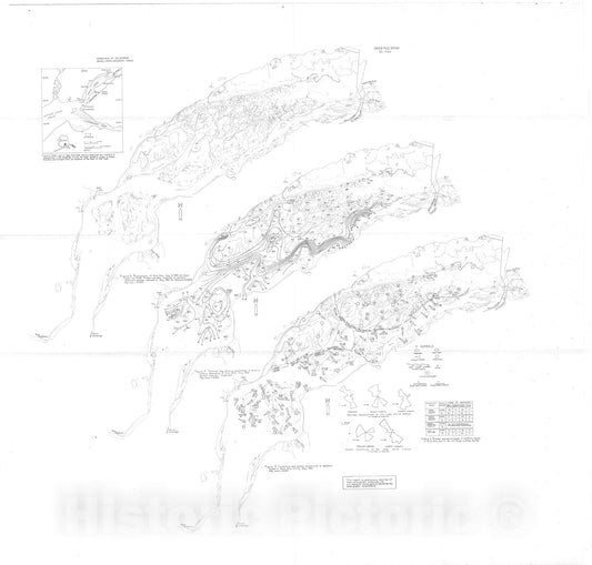 Map : Physiography, texture, and bedforms in Knik Arm, upper Cook Inlet, Alaska during June and July, 1980, 1982 Cartography Wall Art :