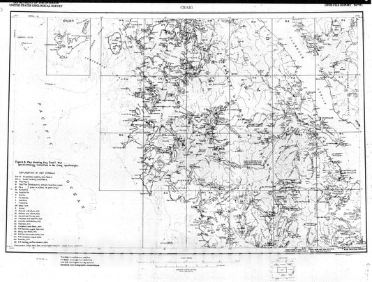 Map : Geology of the Craig quadrangle, Alaska, 1983 Cartography Wall Art :