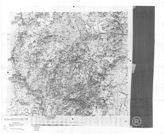 Map : Geologic map of the central part of the northern Park Range, Jackson and Routt Counties, Colorado, 1977 Cartography Wall Art :