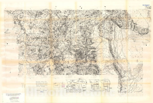 Map : Geologic map of the northernmost Park Range and southernmost Sierra Madre, Jackson and Routt Counties, Colorado, 1977 Cartography Wall Art :