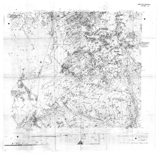 Map : Geologic map of the northernmost Gore Range and southernmost northern Park Range, Grand, Jackson, and Routt Counties, Colorado, 1977 Cartography Wall Art :