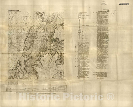 Map : Preliminary geologic map of the Los Pilares quadrangle, Valencia County, New Mexico, 1977 Cartography Wall Art :