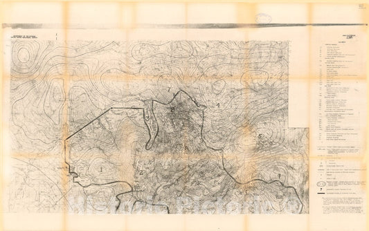 Map : Mineral resources of the Chama - southern San Juan Mountains wilderness study area, Mineral, Rio Grande, Archuleta, and Conejos Counties, Colorado, 1977 Cartography Wall Art :