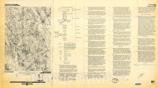 Map : Geologic map of the Challis quadrangle, Custer County, Idaho, 1978 Cartography Wall Art :
