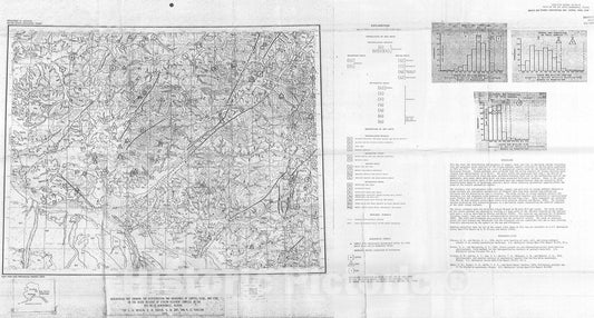 Map : Geochemical map showing the distribution and abundance of copper, lead, and zinc in the oxide residue of stream-sediment, 1978 Cartography Wall Art :