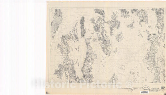 Map : Preliminary geologic map of the Delta two degree quadrangle, west-central Utah, 1978 Cartography Wall Art :