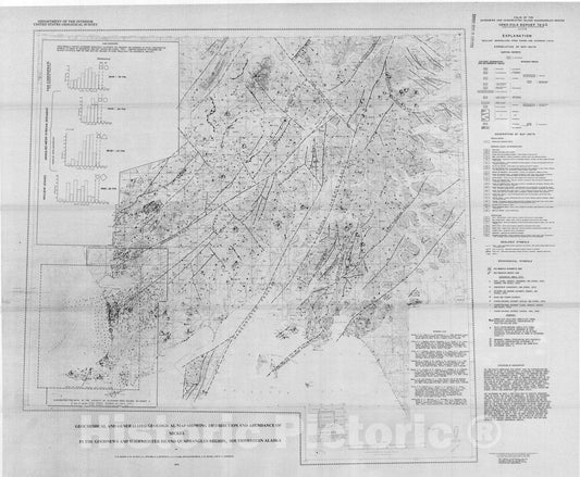 Map : Geochemical and generalized geological map showing the distribution and abundance of nickel in the Goodnews and Hagemeister Island, 1978 Cartography Wall Art :