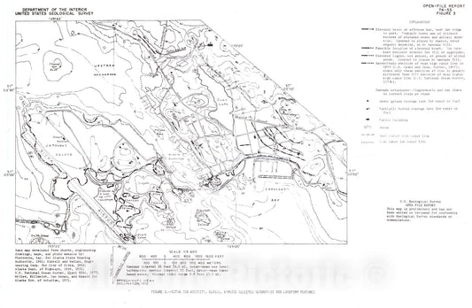 Map : Reconnaissance engineering geology of Sitka and vicinity, Alaska, with emphasis on evaluation of earthquake and other geologic hazards, 1974 Cartography Wall Art :