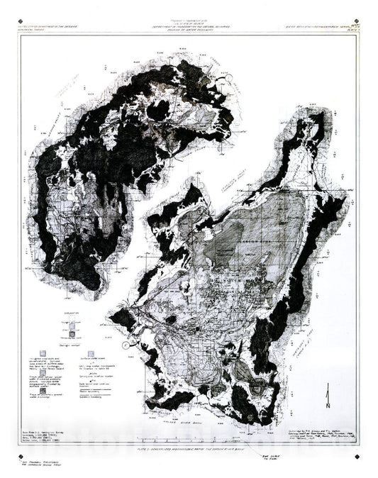 Map : Water resources appraisal of the Carson River basin, western Nevada, 1975 Cartography Wall Art :