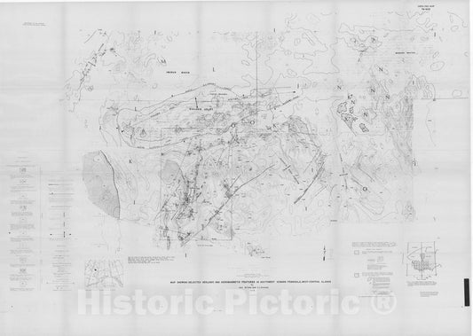 Map : Magnetic studies of selected geologic and aeromagnetic features in southwest Seward Peninsula, west-central Alaska, 1976 Cartography Wall Art :