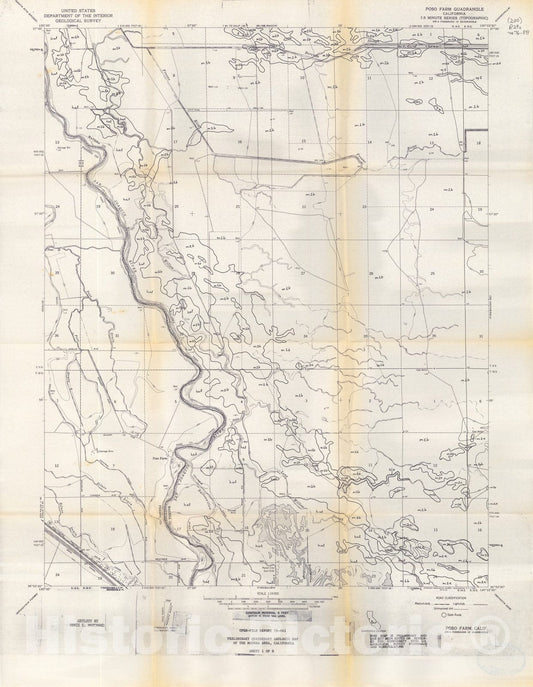 Map : Preliminary geologic maps showing Quaternary deposits of the Madera area, (Poso Farm, Firebaugh NE, Bonita Ranch, Madera, Gregg, L, 1976 Cartography Wall Art :
