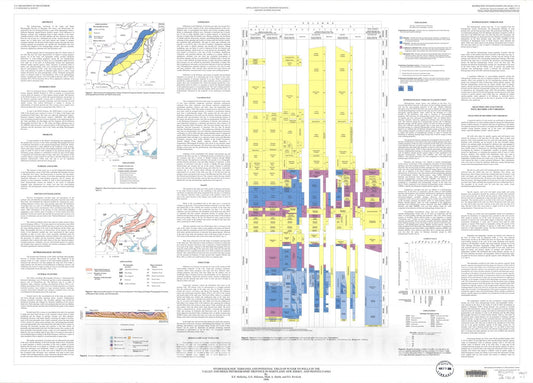 Map : Hydrogeologic terranes and potential yield of water to wells in the Valley and Ridge Physiographic Province in Maryland, New Jersey, and Pennsylvania, 1996 Cartography Wall Art :