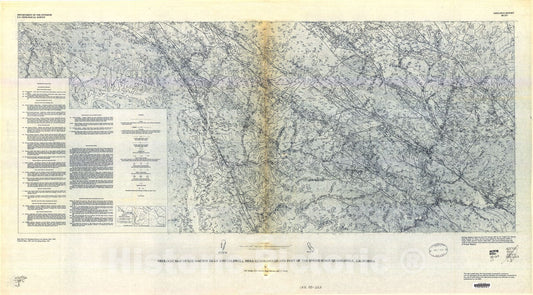 Map : Geologic map of Los Machos Hills and Caldwell Mesa quadrangles and part of Tar Spring Ridge quadrangle, California, 1988 Cartography Wall Art :
