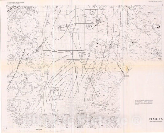 Map : Tectonics of the Willamette Valley, Oregon, 1991 Cartography Wall Art :