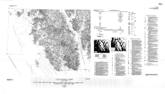 Map : Geologic map of the Craig, Dixon Entrance, and parts of the Ketchikan and Prince Rupert quadrangles, southeastern Alaska, 1995 Cartography Wall Art :