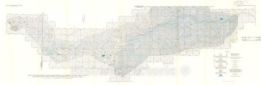 Map : Geology and ground-water resources of the upper Niobrara River basin, Nebraska and Wyoming, with a section on chemical quality of the ground water, 1956 Cartography Wall Art :