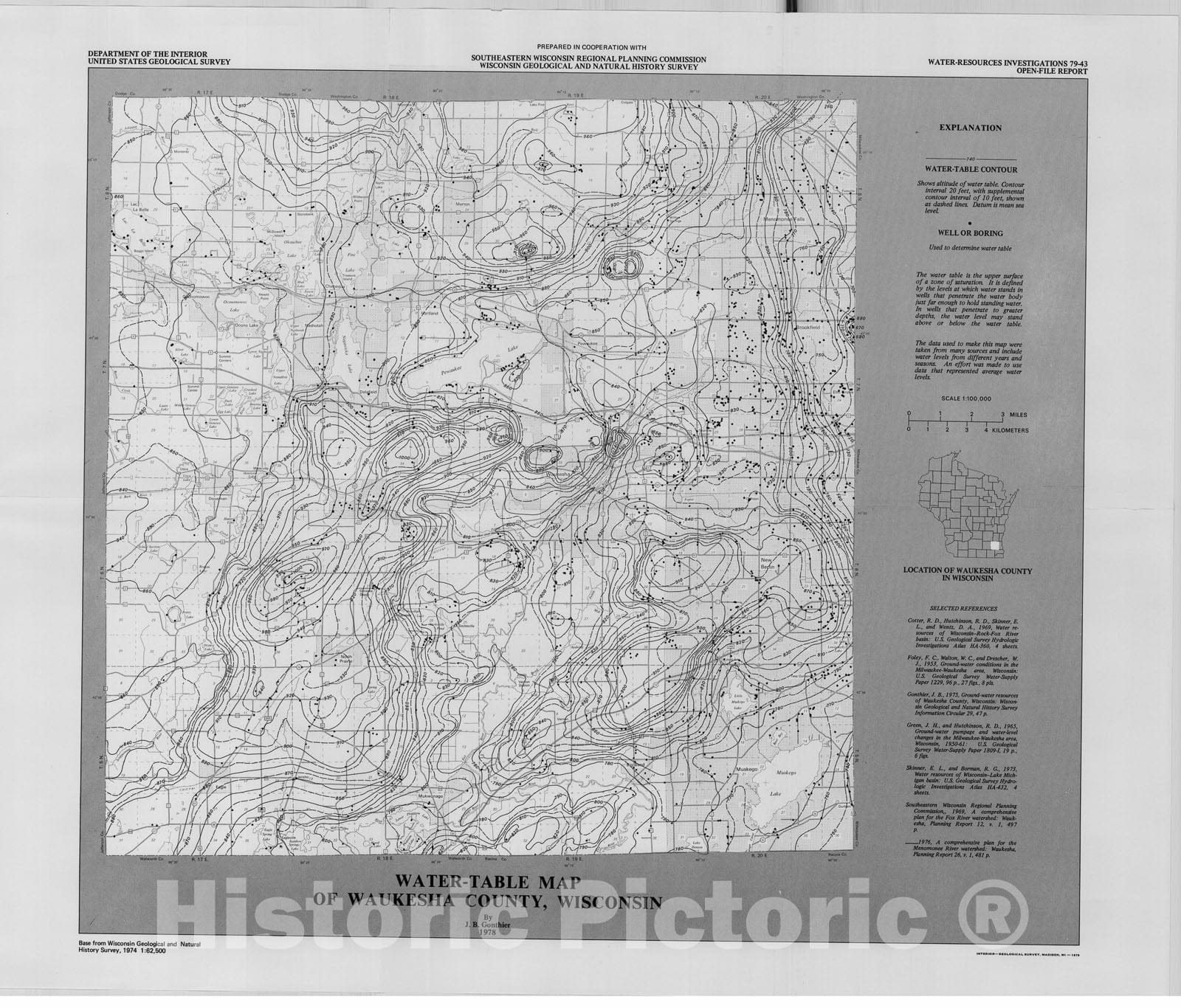 Map : Coal resource occurrence and coal development potential maps of the Fortin Draw quadrangle, Campbell County, Wyoming, 1979 Cartography Wall Art :