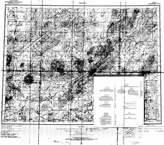 Map : Geologic and mineral evaluation of the Nowitna River drainage basin, 1973 Cartography Wall Art :