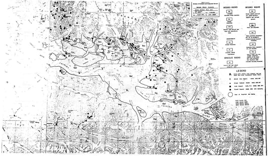 Map : Geologic and mineral review of the Chitina and Bremner River drainage basins, 1973 Cartography Wall Art :
