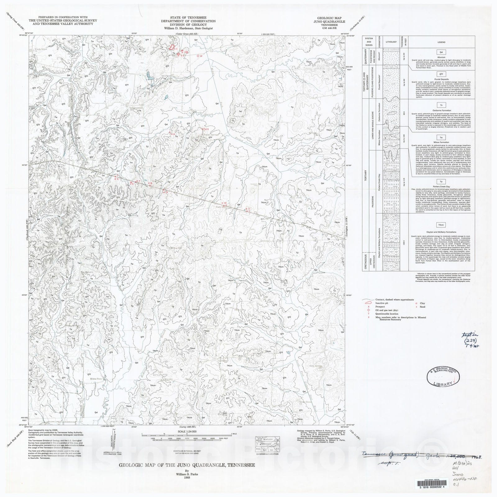 Map : Geologic Map and Mineral Resources Summary of the Juno Quadrangle, 1968 Cartography Wall Art :