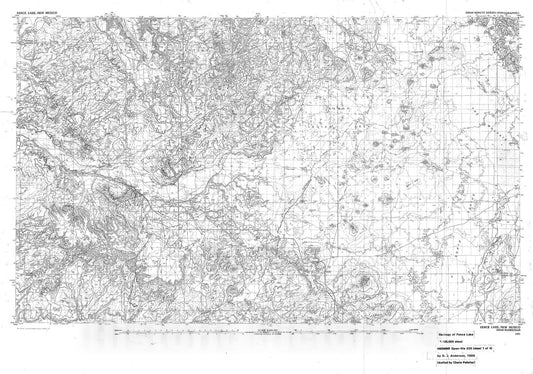 Map : Geology of Fence Lake 1:100,000 sheet, 1986 Cartography Wall Art :