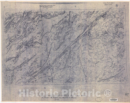 Map : Preliminary geologic map of the Atlanta two degree sheet, Georgia, Alabama, 1978 Cartography Wall Art :