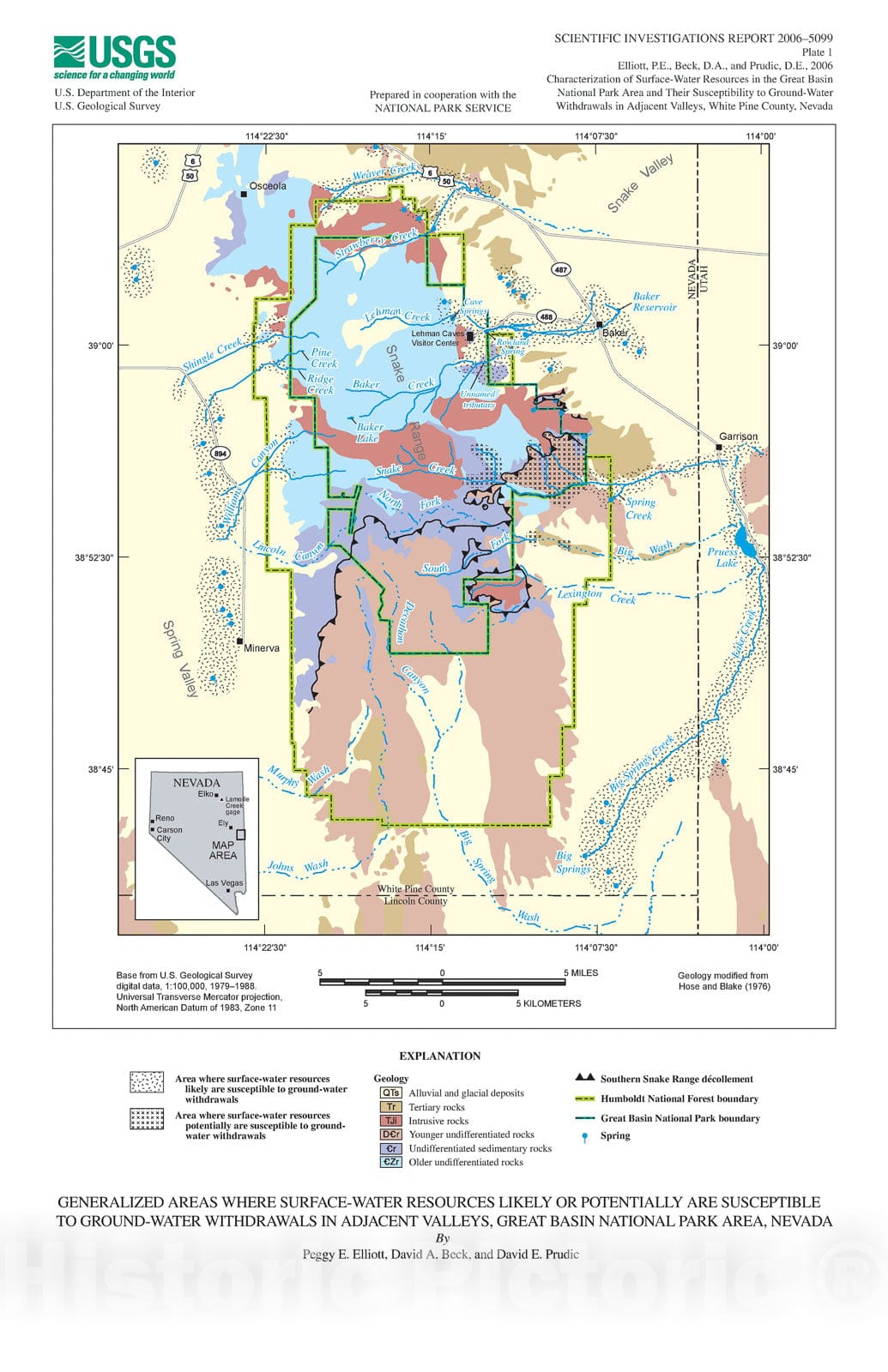 Map : Digitized generalized areas where surface-water resources likely or potentially are susceptible to groundwater withdrawals in adja, 2011 Cartography Wall Art :