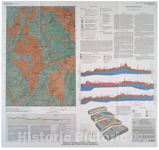 Map : Regional hydrogeologic assessment, Otter Tail area, west-central Minnesota, 2002 Cartography Wall Art :