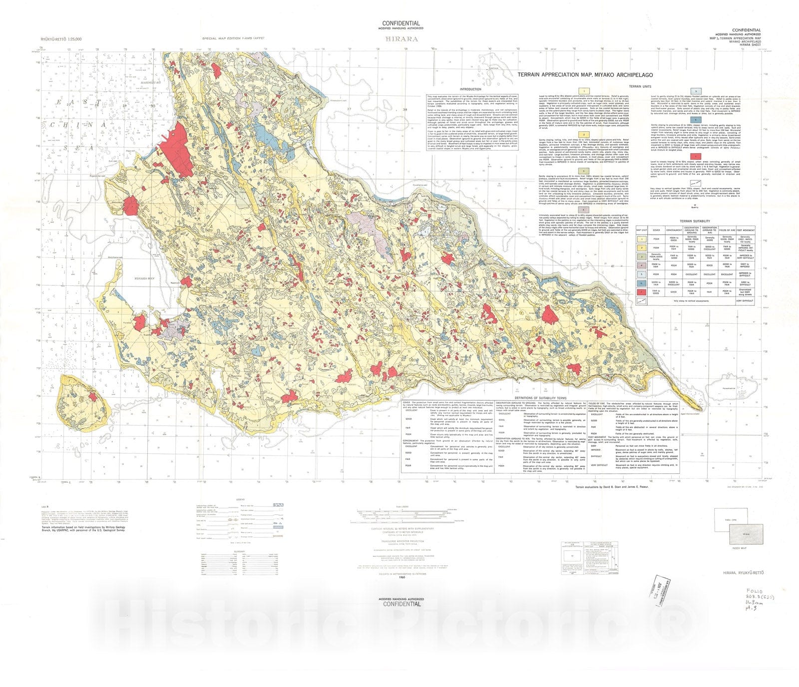 Map : Part III.  Tactical Aspects, 1960 Cartography Wall Art :