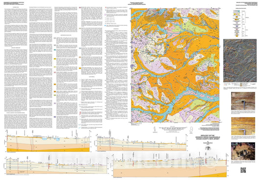 Map : Geology of the Keswick Grove quadrangle, Ocean County, New Jersey, 2013 Cartography Wall Art :