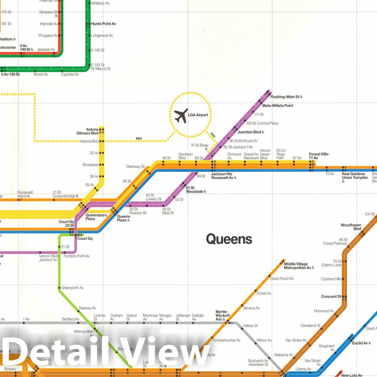 Historic Map : New York City Subway Diagram, 2012, Vintage Wall Art