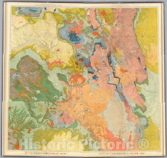 Historic Map : Composite: Colorado. XI-XVI., 1881, Vintage Wall Art