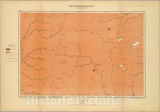 Historic Map : Province of Nova Scotia (Island of Cape Breton). Sheet no. 8., 1884, Vintage Wall Art