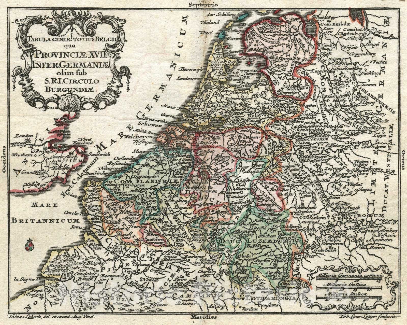Historic Map : Tabula Generalis Totius Belgii qua Provincia XVII Infer Germania, 1762, Vintage Wall Art