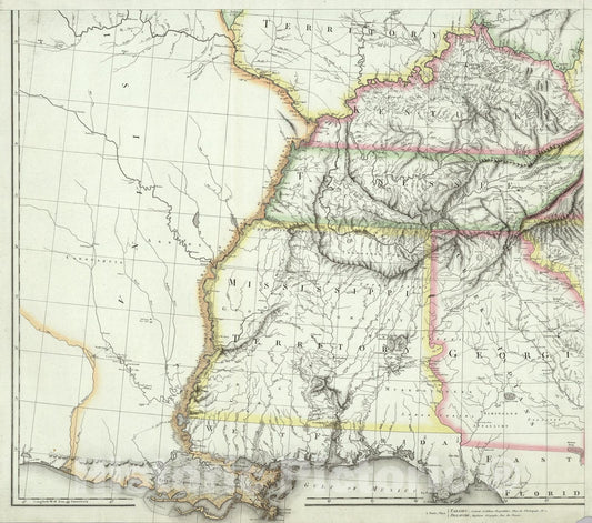 Historic Map : Sheet 3: United States of Nth. America., 1812, Vintage Wall Art