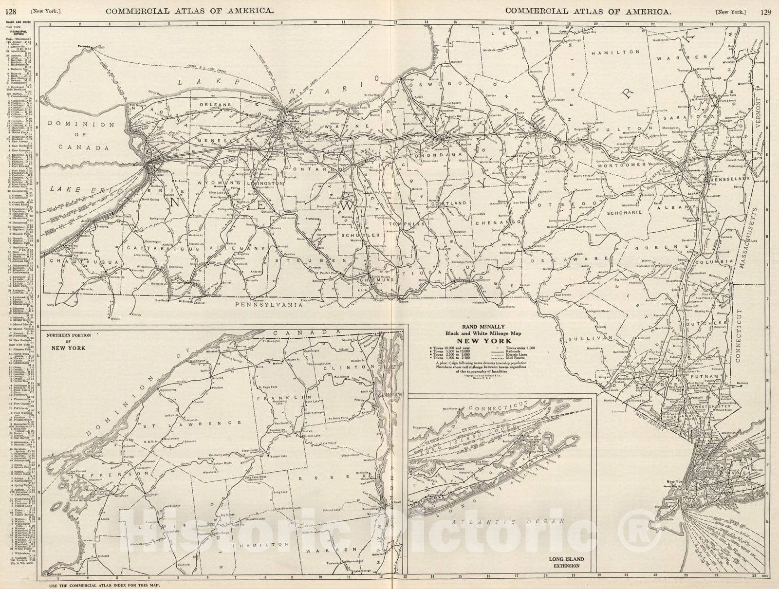Historic Map : New York., 1924, Vintage Wall Art