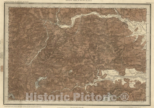 Historic Map : 1. Brentwood, NE Quad., 1868, Vintage Wall Art