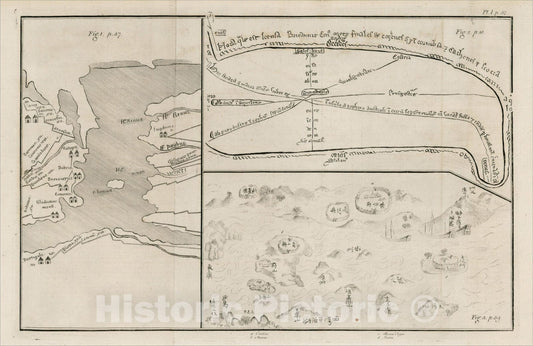 Historic Map : Hong Kong Harbor, Maccao, Canton, etc., c1780, James Basire, Vintage Wall Art