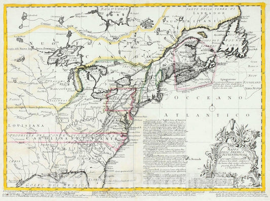 Historic Map : Atlante geografico composto di sette tavole rappresentati i paesi che sono il teatro della guerra cominciata l'anno MDCCLVI., 1758, Vintage Wall Art