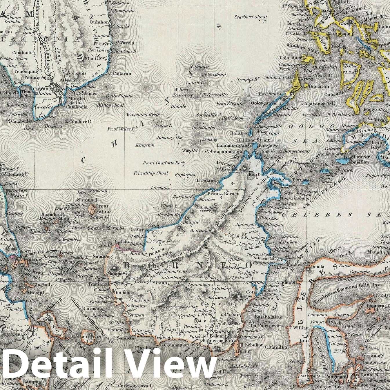 Historic Map : The East Indies 