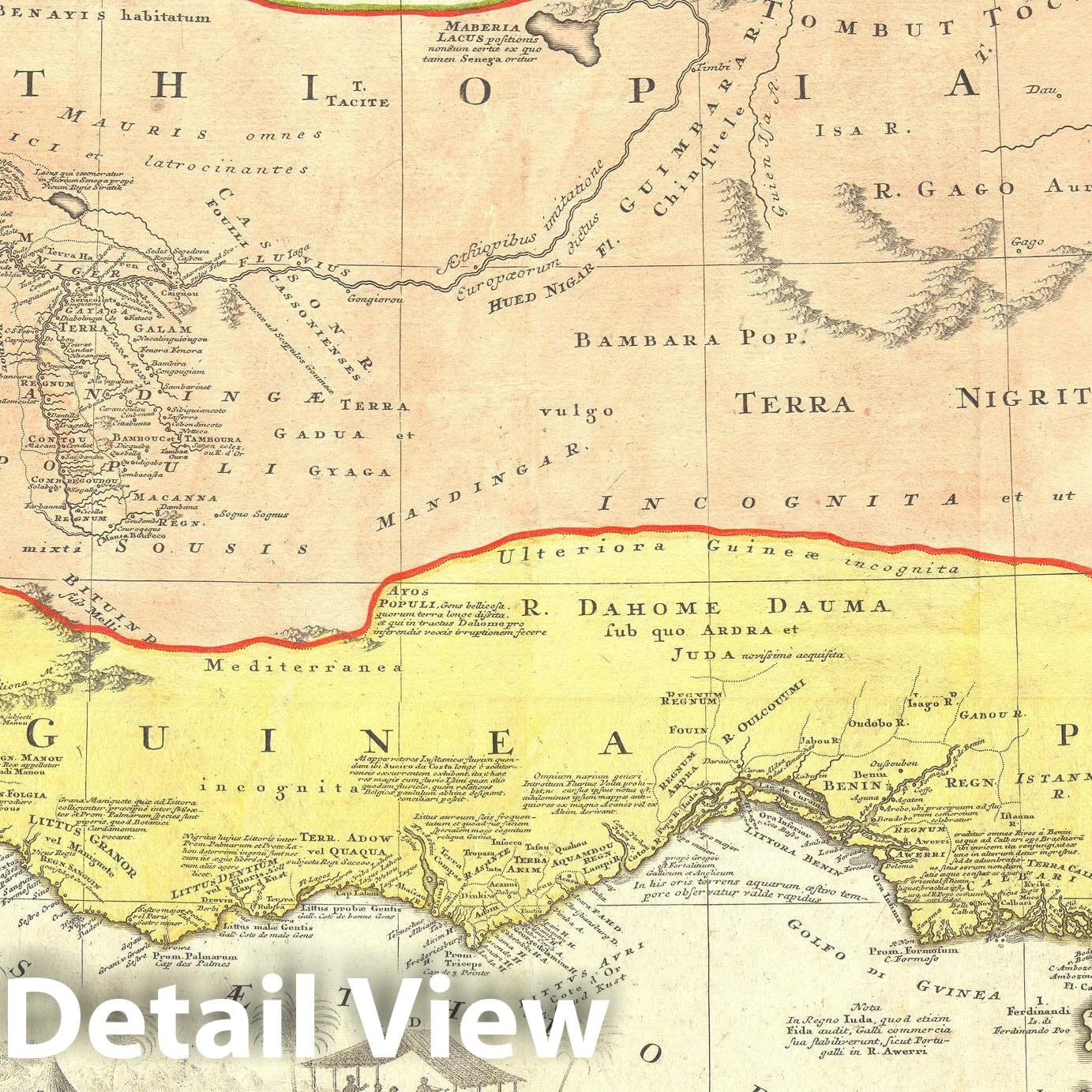 Historic Map : West Africa 
