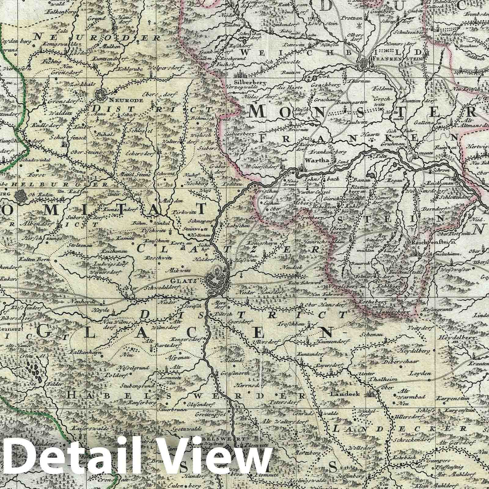 Historic Map : Glatz 