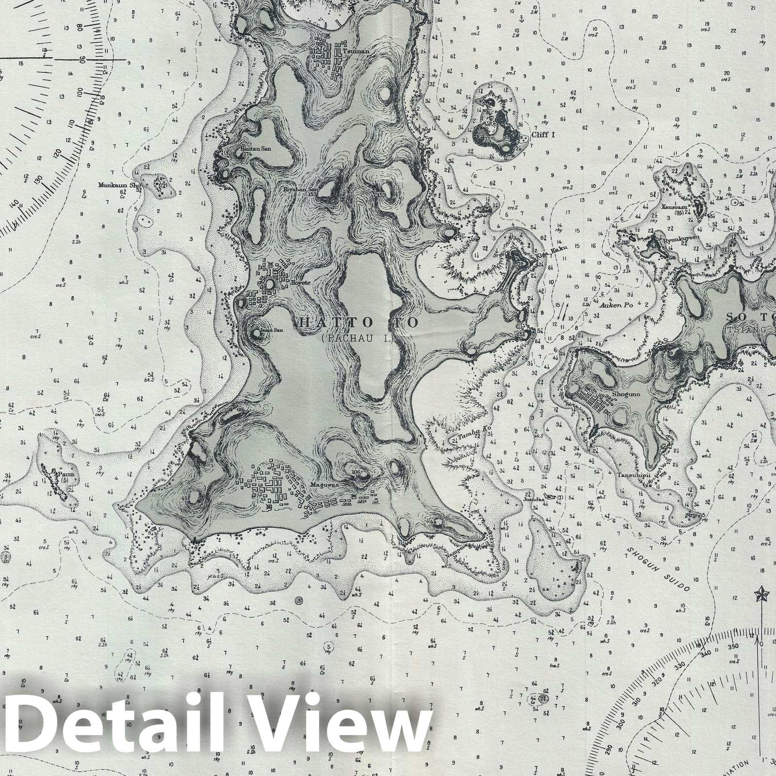 Historic Map : Nautical Chart Pescadores 