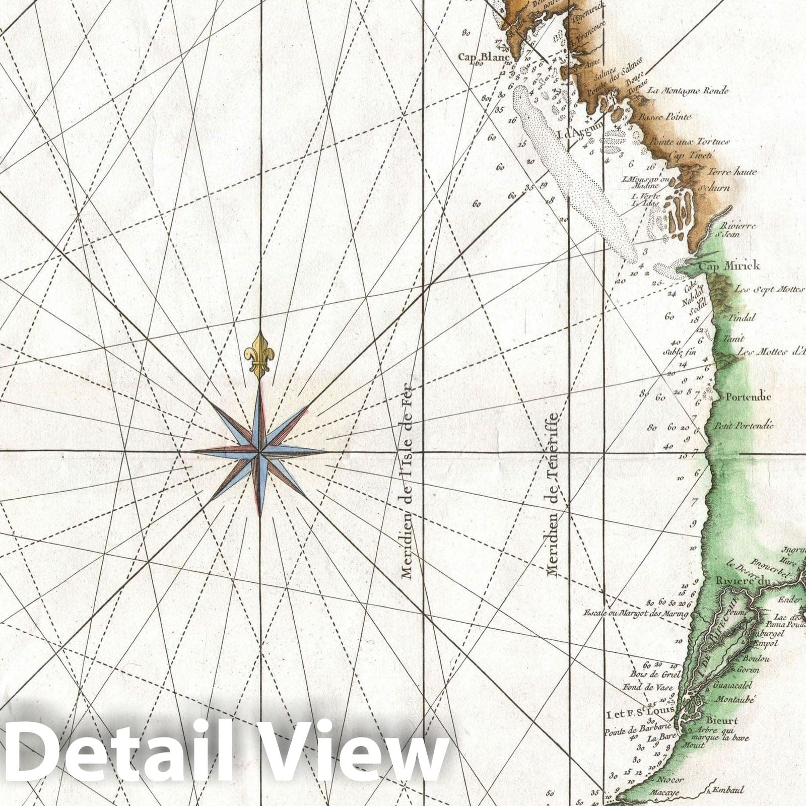 Historic Map : Nautical Chart Western Africa 