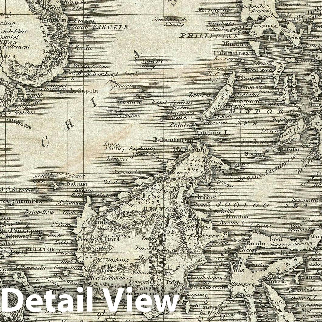 Historic Map : The East Indies 