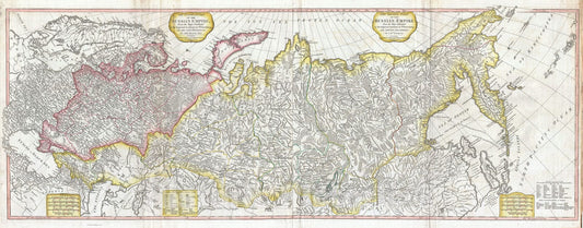 Historic Map : Nautical Chart Russia, Laurie and Whittle, 1794, Vintage Wall Art