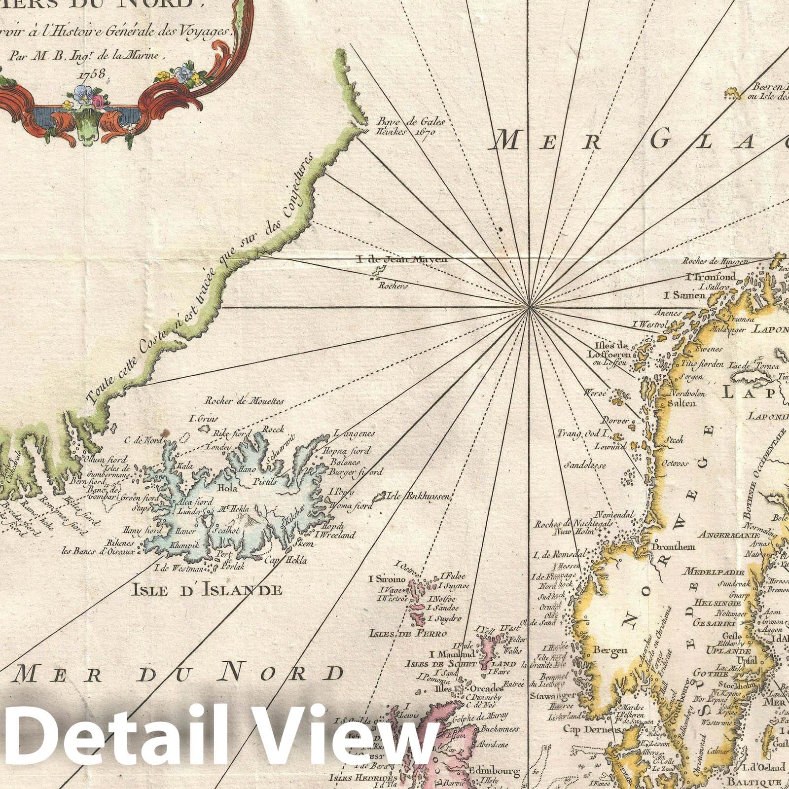 Historic Map : The North Atlantic 
