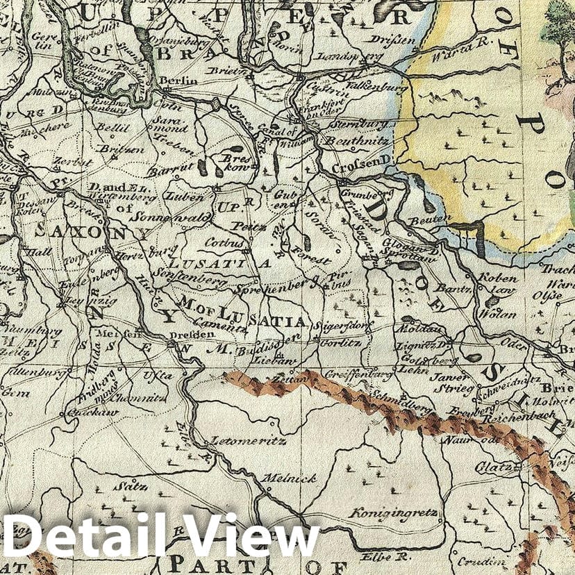 Historic Map : Northeastern Germany 