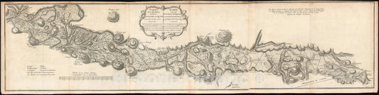 Historic Map : The Andes in Ecuador, Ulloa and Juan, 1752, Vintage Wall Art