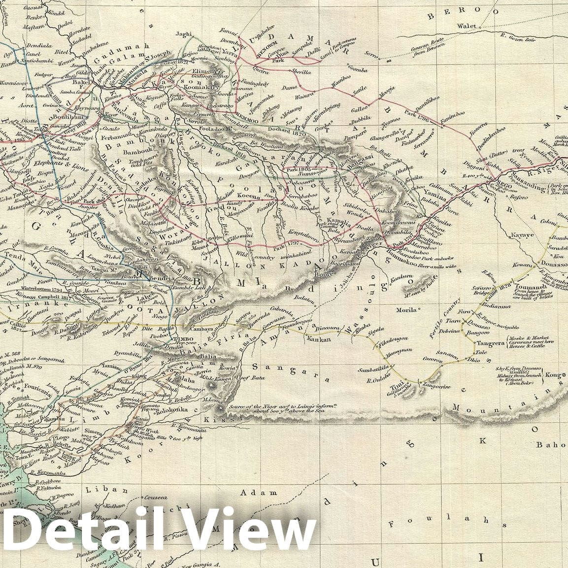 Historic Map : Western Africa 